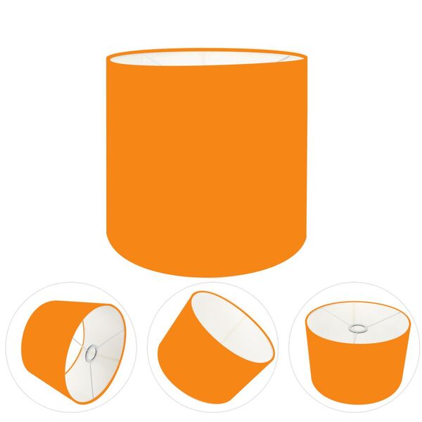 Cúpula Abajur E Luminária Cilíndrica Vivare Cp-7009 Ø25x20cm