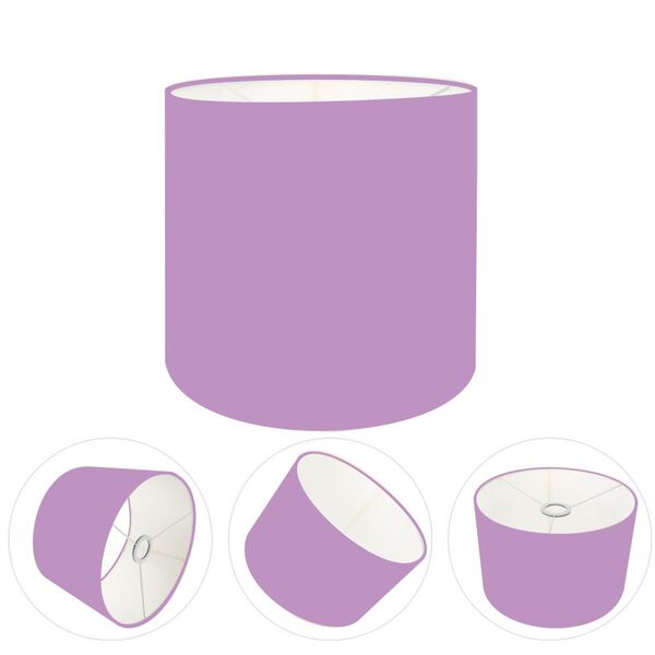 Cúpula Abajur E Luminária Cilíndrica Vivare Cp-7010 Ø25x25cm