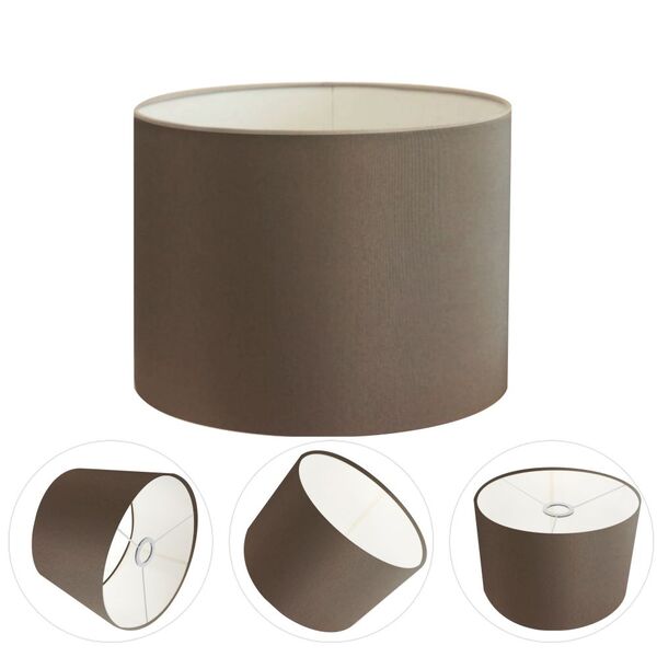 Cúpula Abajur E Luminária Cilíndrica Vivare Cp-7012 Ø30x25cm