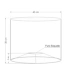 Cúpula Abajur E Luminária Cilíndrica Vivare Cp-7019 Ø40x30cm