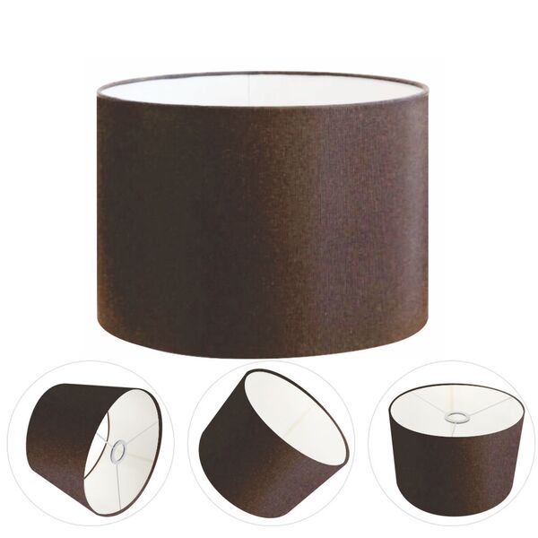 Cúpula Abajur E Luminária Cilíndrica Vivare Cp-7020 Ø45x21cm