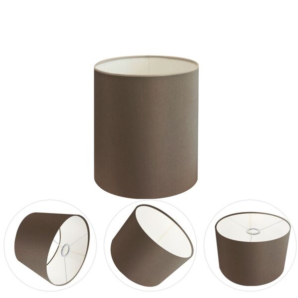 Cúpula Abajur E Luminária Cilíndrica Vivare Cp-8001 Ø13x15cm