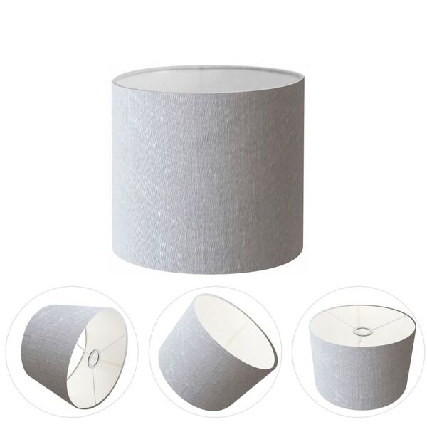 Cúpula Abajur E Luminária Cilíndrica Vivare Cp-8005 Ø18x18cm