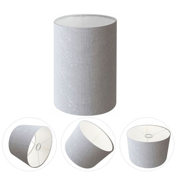 Cúpula Abajur E Luminária Cilíndrica Vivare Cp-8006 Ø18x25cm