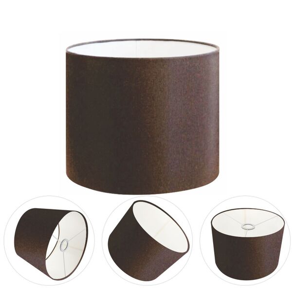 Cúpula Abajur E Luminária Cilíndrica Vivare Cp-8014 Ø35x21cm