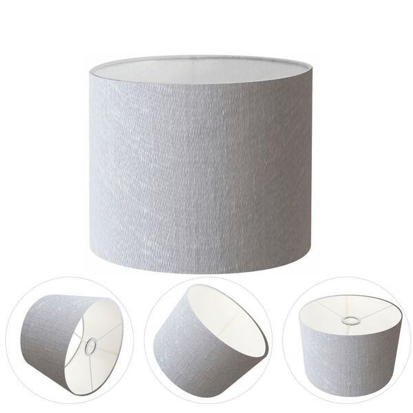 Cúpula Abajur E Luminária Cilíndrica Vivare Cp-8016 Ø35x30cm