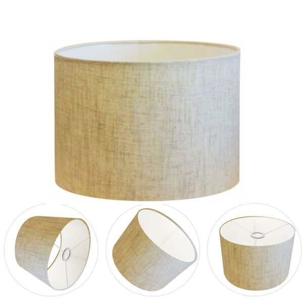 Cúpula Abajur E Luminária Cilíndrica Vivare Cp-8018 Ø40x25cm