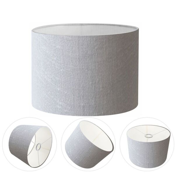 Cúpula Abajur E Luminária Cilíndrica Vivare Cp-8018 Ø40x25cm