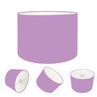 Cúpula Abajur E Luminária Cilíndrica Vivare Cp-8021 Ø45x25cm