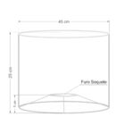 Cúpula Abajur E Luminária Cilíndrica Vivare Cp-8021 Ø45x25cm