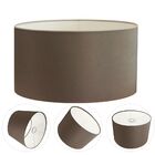 Cúpula Abajur E Luminária Cilíndrica Vivare Cp-8023 Ø50x21cm