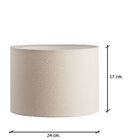 Cúpula Cilíndrica 17x24 Bege