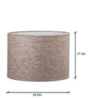 Cúpula Cilíndrica 17x24 Linho