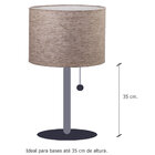 Cúpula Cilíndrica 17x24 Linho