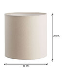 Cúpula Cilíndrica 20x20 Bege