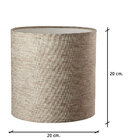 Cúpula Cilíndrica 20x20 Linho
