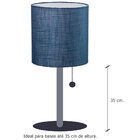 Cúpula Cilíndrica 20x20 Linho Azul