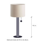 Cúpula Cilíndrica 28x22 Bege