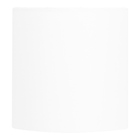 Cúpula Cilindrica  De Abajur Tecido Branca 15x16cm