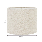 Cúpula Cilíndrica Média Natural 2 Espaço Luz