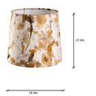 Cúpula Cônica 17x19 Folhas Secas