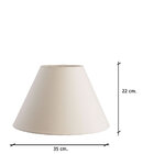 Cúpula Cônica M Bege