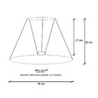 Cúpula Cônica M Cinza