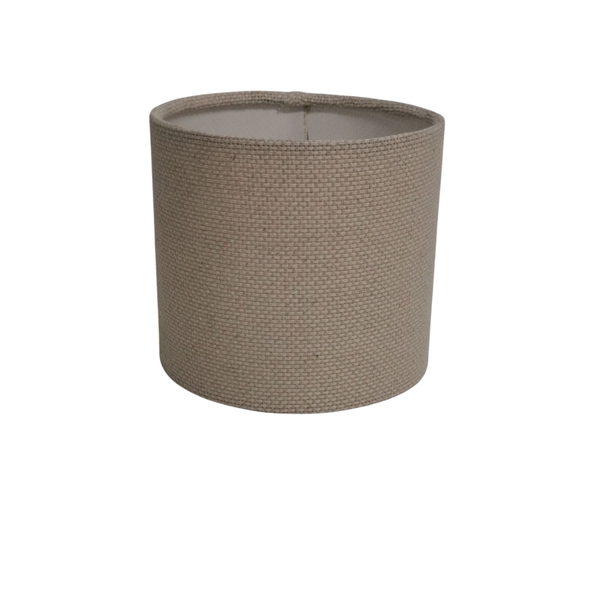 Cúpula de Abajur  Cilíndrico Plástico e Tecido 15x15x15cm Espaço Luz