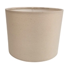 Cúpula de Abajur  Cilíndrico Plástico e Tecido 22x22x17cm Espaço Luz