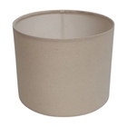 Cúpula de Abajur  Cilíndrico Plástico e Tecido 22x22x17cm Espaço Luz