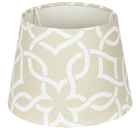 Cúpula De Abajur Elos Bege 20x16cm