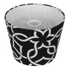 Cúpula De Abajur Elos Preto 20x16cm