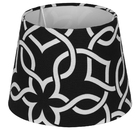 Cúpula De Abajur Elos Preto 20x16cm