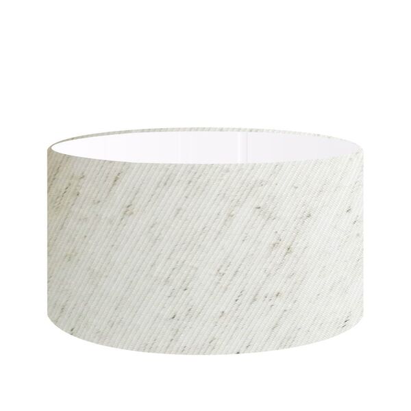 Cúpula De Abajur Redonda Ø50x30 - Cores Lisas Md2017 - Branco