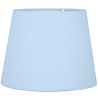 Cúpula De Abajur Tecido Azul Bebe 20x16cm
