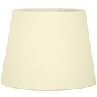Cúpula De Abajur Tecido Bege 20x16cm
