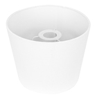 Cúpula De Abajur Tecido Branca 20x16cm