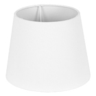 Cúpula De Abajur Tecido Branca 20x16cm