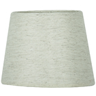 Cúpula De Abajur Tecido Linho Claro 20x16cm