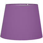 Cúpula De Abajur Tecido Roxo 20x16cm