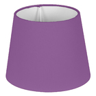 Cúpula De Abajur Tecido Roxo 20x16cm