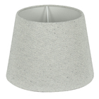 Cúpula De Abajur Tecido Rustico Escuro 20x16cm