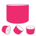 Cúpula Em Tecido Cilíndrica Abajur Luminária Cp-4146 40x30cm