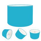 Cúpula Em Tecido Cilíndrica Abajur Luminária Cp-4146 40x30cm