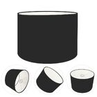 Cúpula Em Tecido Cilíndrica Abajur Luminária Cp-4146 40x30cm