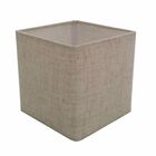 Cúpula Em Tecido Quadrada Abajur Luminária Cp-25/25x25cm Rust