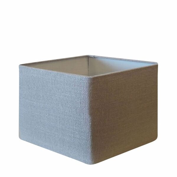 Cúpula Em Tecido Quadrada Abajur Luminária Cp-25/35x35cm Rust