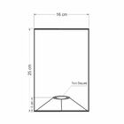 Cúpula Em Tecido Quadrada Abajur Luminária Cp-4007 25/16x16cm