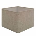 Cúpula Em Tecido Quadrada Abajur Luminária Cp-4077 30/50x50cm