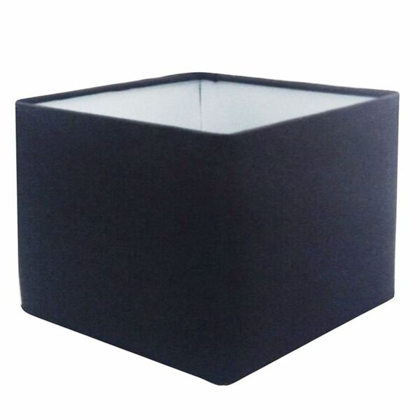 Cúpula Em Tecido Quadrada Abajur Luminária Cp-4077 30/50x50cm